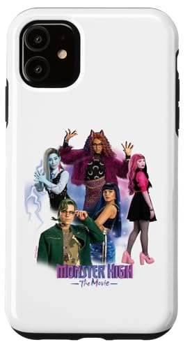 Hülle für iPhone 11 Monster High - MH-Logo und Gruppe von Monster High