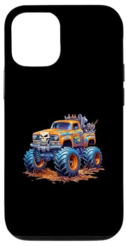 Hülle für iPhone 12/12 Pro Monster Truck Halloween Party Kostüm Jungen von Monster Truck Halloween Gifts for Boys