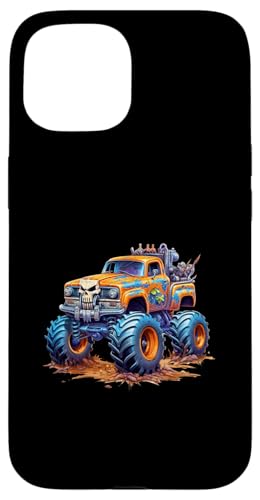 Hülle für iPhone 15 Monster Truck Halloween Party Kostüm Jungen von Monster Truck Halloween Gifts for Boys