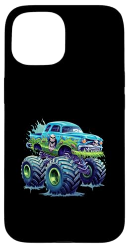 Hülle für iPhone 15 Monster Truck Halloween Party Kostüm Jungen von Monster Truck Halloween Gifts for Boys