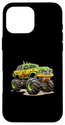 Hülle für iPhone 16 Pro Max Monster Truck Halloween Party Kostüm Jungen von Monster Truck Halloween Gifts for Boys