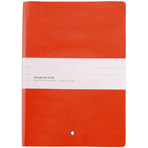 Montblanc Notizbuch #146 Fine Stationery, Ledereinband Modena Red, linierte Seiten, 14x9cm, 124019 von Montblanc