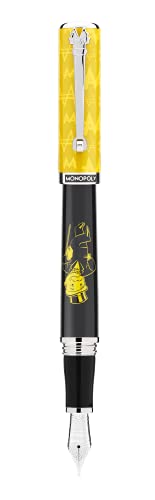 Montegrappa Monopoly Players Collection Füllfederhalter aus Edelstahl in der Farbe Tycoon Federstärke: EF, Länge: 14cm, ISMXO1MM von Montegrappa