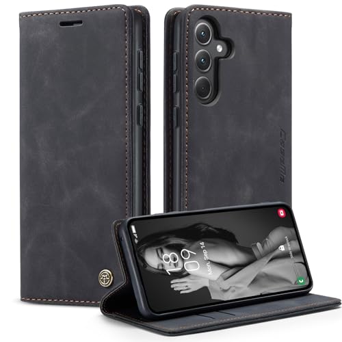 Monweicz Handyhülle für Samsung Galaxy A35 Hülle Premium Lederhülle Klappbar Flip Case Tasche Magnet Kartenfach Standfunktion Klapphülle Schutzhülle für Samsung Galaxy A35 - Schwarz Monweicz Handyhülle für Samsung Galaxy A35 Hülle Premium Lederhülle Klappbar Flip Case Tasche Magnet Kartenfach Standfunktion Klapphülle Schutzhülle für Samsung Galaxy A35 - Schwarz von Monweicz