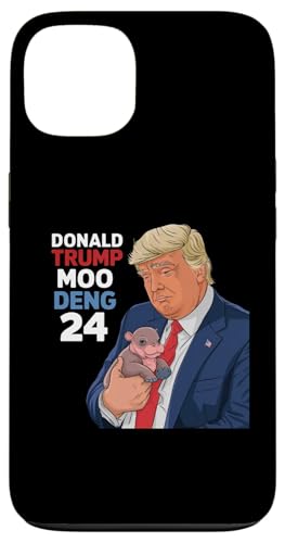 Hülle für iPhone 13 Moo Deng 24 Trump's Hippo New America von Moo Deng Mixup Funny