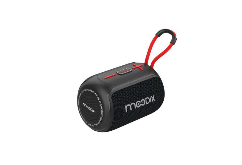 Moodix Moodix Bluetooth-Lautsprecher, Schwarz, HO23T10 Portable-Lautsprecher von Moodix