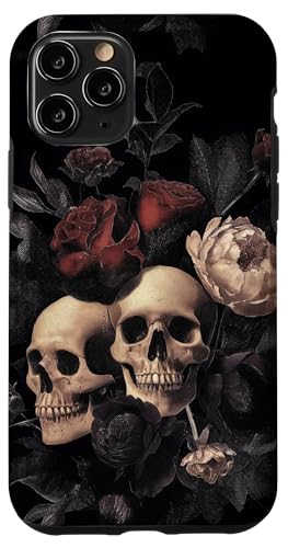 Hülle für iPhone 11 Pro Dunkle florale gotische botanische Blume von Moody Dark Gothic Flower Aesthetic