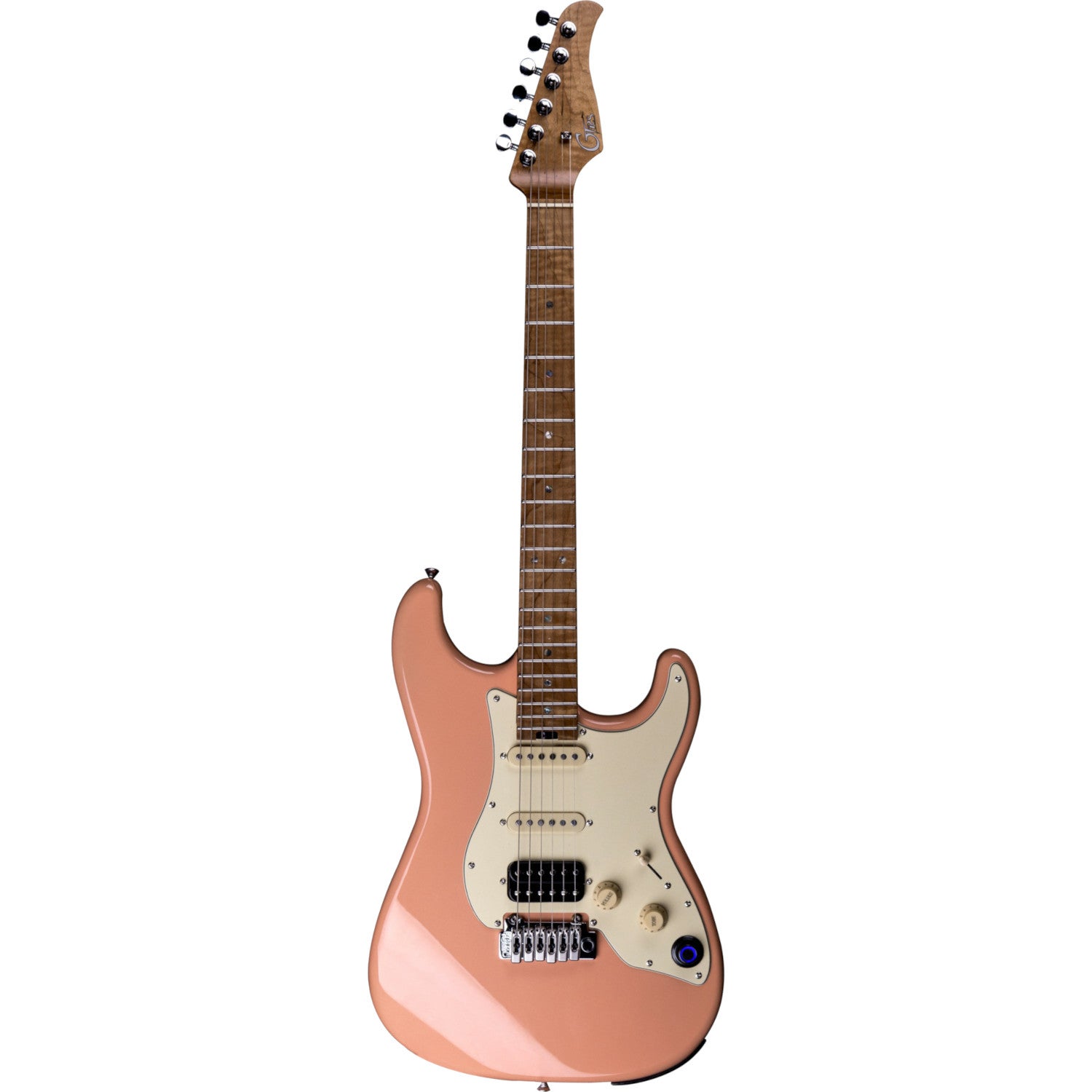 Mooer GTRS Guitars Professional 801 Flamingo Pink Intelligent Guitar with Gig Bag von Mooer