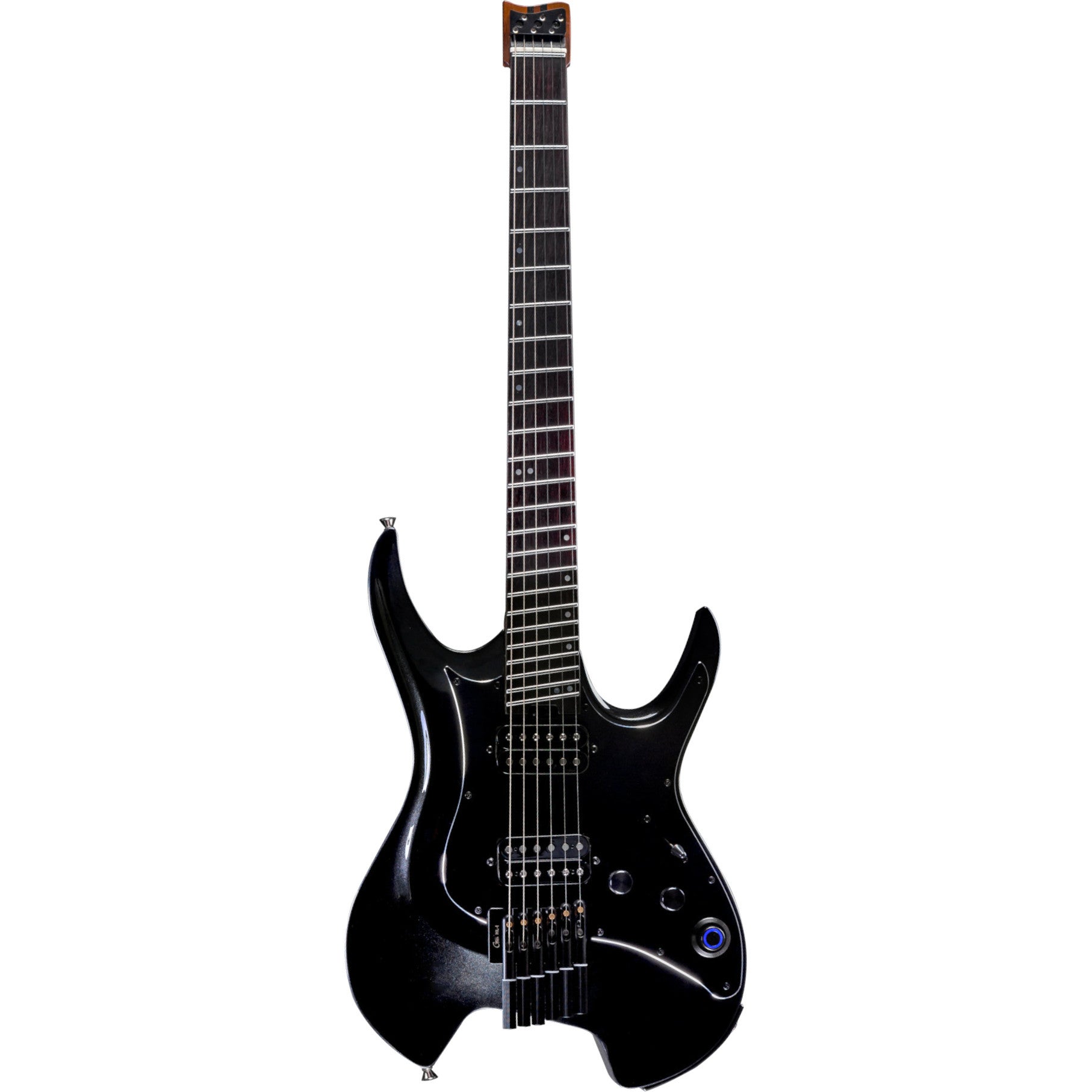 Mooer GTRS Guitars Wing 800 Intelligent Guitar Pearl Black Headless Electric Guitar with Gig Bag von Mooer