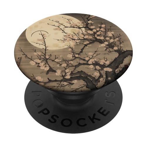 Kirschblüten im Mondlicht: Szene PopSockets mit austauschbarem PopGrip von Moonlit Sakura Reverie