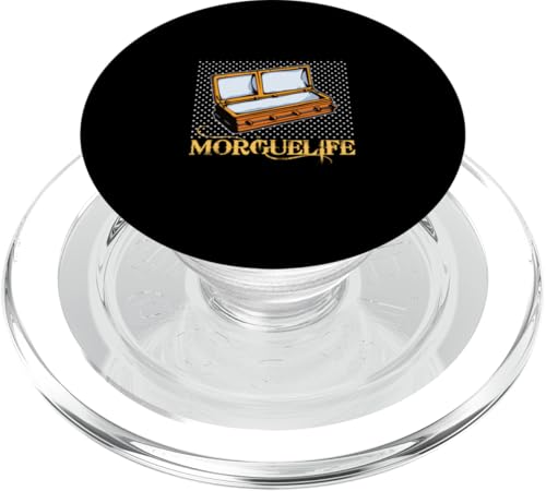 Morgue Life Embalmer Embalming Bestatter Bestatter PopSockets PopGrip für MagSafe von Mortician or Undertaker Clothing