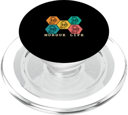 Morgue Life Embalmer Embalming Bestatter Bestatter PopSockets PopGrip für MagSafe von Mortician or Undertaker Clothing