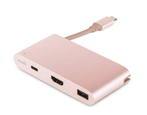 Moshi 99 mo084207 USB 3.0 (3.1 Gen 1) Type-C 5000 Mbit/s Gold Pink Hub 99MO084207 ORO Rosso von Moshi