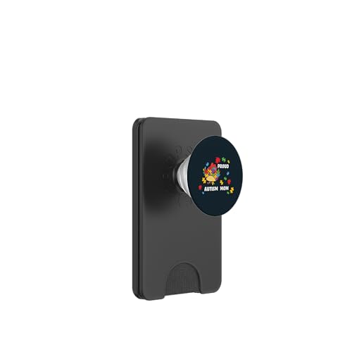 Autismus-Bewusstsein Frauen – Stolzer Autismus Mama Huhn Puzzle PopSockets PopWallet für MagSafe von Motherhood Autism Apparel.USA