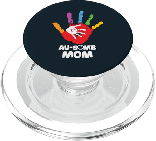 Autismus-Bewusstsein Mutter Sohn Liebe meine autistischen Kinder Autismus Mama PopSockets PopGrip für MagSafe von Motherhood Autism Apparel.USA