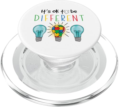 Neurodiversität Gehirn Autismus Bewusstsein ASD ADHS Unisex Erwachsene PopSockets PopGrip für MagSafe von Motherhood Autism Apparel.USA