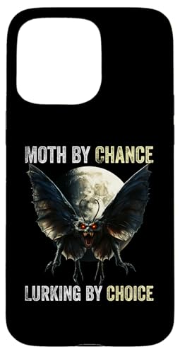 Lustiger Mothman Cryptid Moth by Chance Lurking By Choice Hülle für iPhone 15 Pro Max von Mothman Cryptid Cryptozoology Clothing