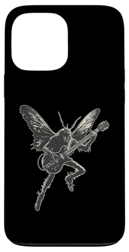 Mothman E-Gitarre Heavy Metal E-Gitarre Death Metal Hülle für iPhone 13 Pro Max von Mothman Cryptid Cryptozoology Clothing