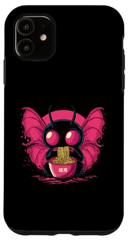 Niedlicher Kawaii Mothman Cryptid Vaporwave Ästhetischer Ramen Hülle für iPhone 11 von Mothman Cryptid Cryptozoology Clothing