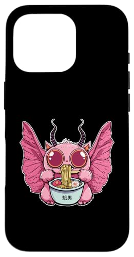 Pink Kawaii Mothman Cryptid Cryptozoology Japanische Ramen Hülle für iPhone 16 Pro von Mothman Cryptid Cryptozoology Clothing