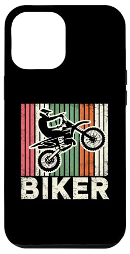 Hülle für iPhone 13 Pro Max Retro Biker Motocross Dirt Bike Rider Motorrad Biker von Motocross Dirt Bike Biker Gifts