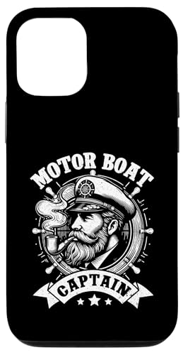 Motorboot Kapitän Motorboot Motorboot Ponton Bootfahren Hülle für iPhone 12/12 Pro von Motor Boat Captain Design