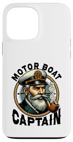 Motorboot Kapitän Motorboot Motorboot Ponton Bootfahren Hülle für iPhone 13 Pro Max von Motor Boat Captain Design