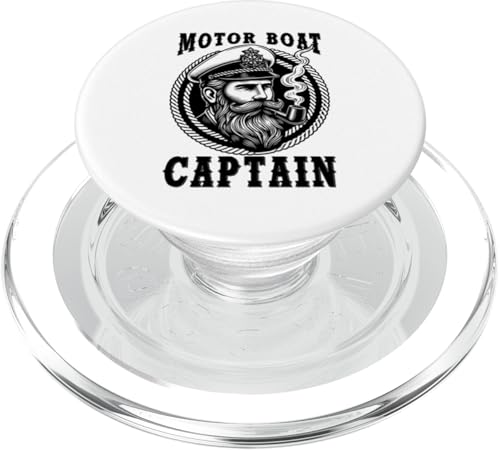 Motorboot Kapitän Motorboot Motorboot Ponton Bootfahren PopSockets PopGrip für MagSafe von Motor Boat Captain Design