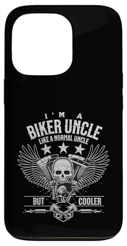 Hülle für iPhone 13 Pro Lustiges Motorrad Biker Onkel wie normal aber cooler von Motorcycle Rider Gear Apparel Gifts Shop