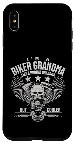 Hülle für iPhone XS Max Lustiges Motorrad Biker Oma wie normal aber cooler von Motorcycle Rider Gear Apparel Gifts Shop