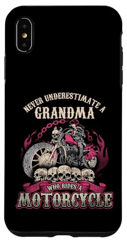 Grandma Biker Chick Lady Motorrad Never Underestimate Hülle für iPhone XS Max von Motorcycle Tees NYC