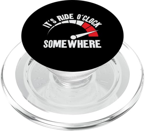 It's Ride A Clock Somewhere Motorrad Biker PopSockets PopGrip für MagSafe von Motorcycle Two Wheeler Chopper Biker Clothing