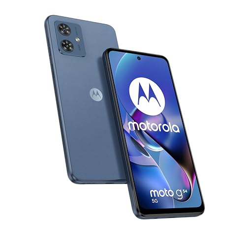 Motorola Moto G54 8+256 veganes Leder, Indigoblau von Motorola