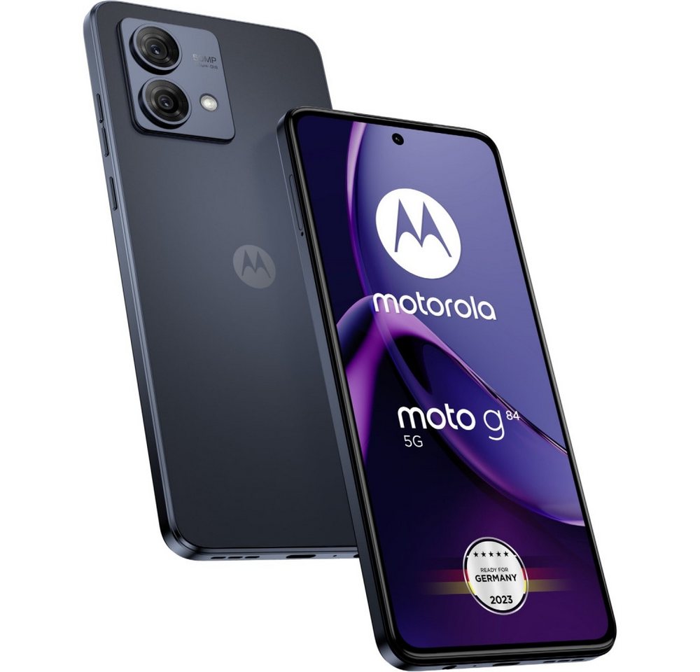 Motorola Motorola Moto G84 5G Smartphone - Mobiltelefon Smartphone (6.55 Zoll, Gesichts-Erkennung) von Motorola