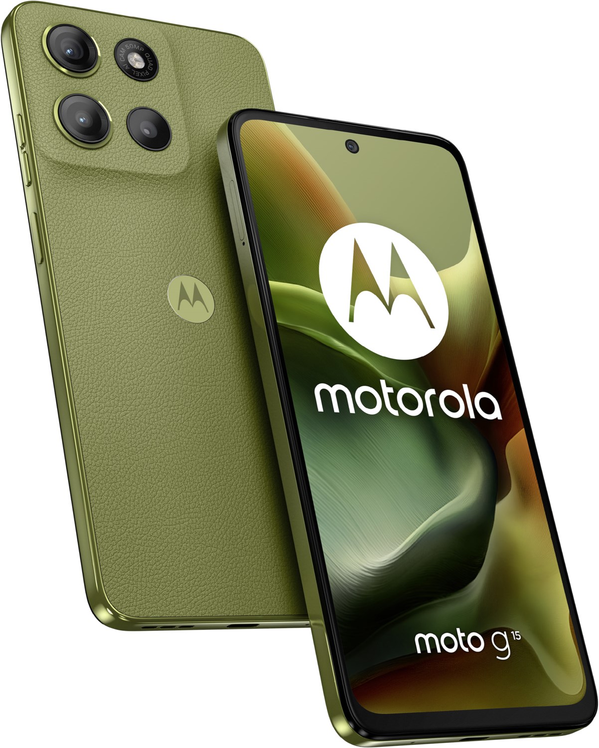 moto g15 Smartphone iguana green von Motorola