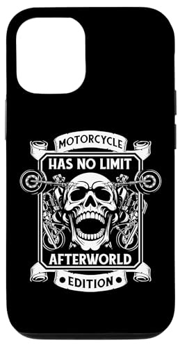 Hülle für iPhone 15 Pro Schädel Motorrad Rider Bike - Motorradclub Biker Motorbike von Motorrad Biker Geschenke & Ideen