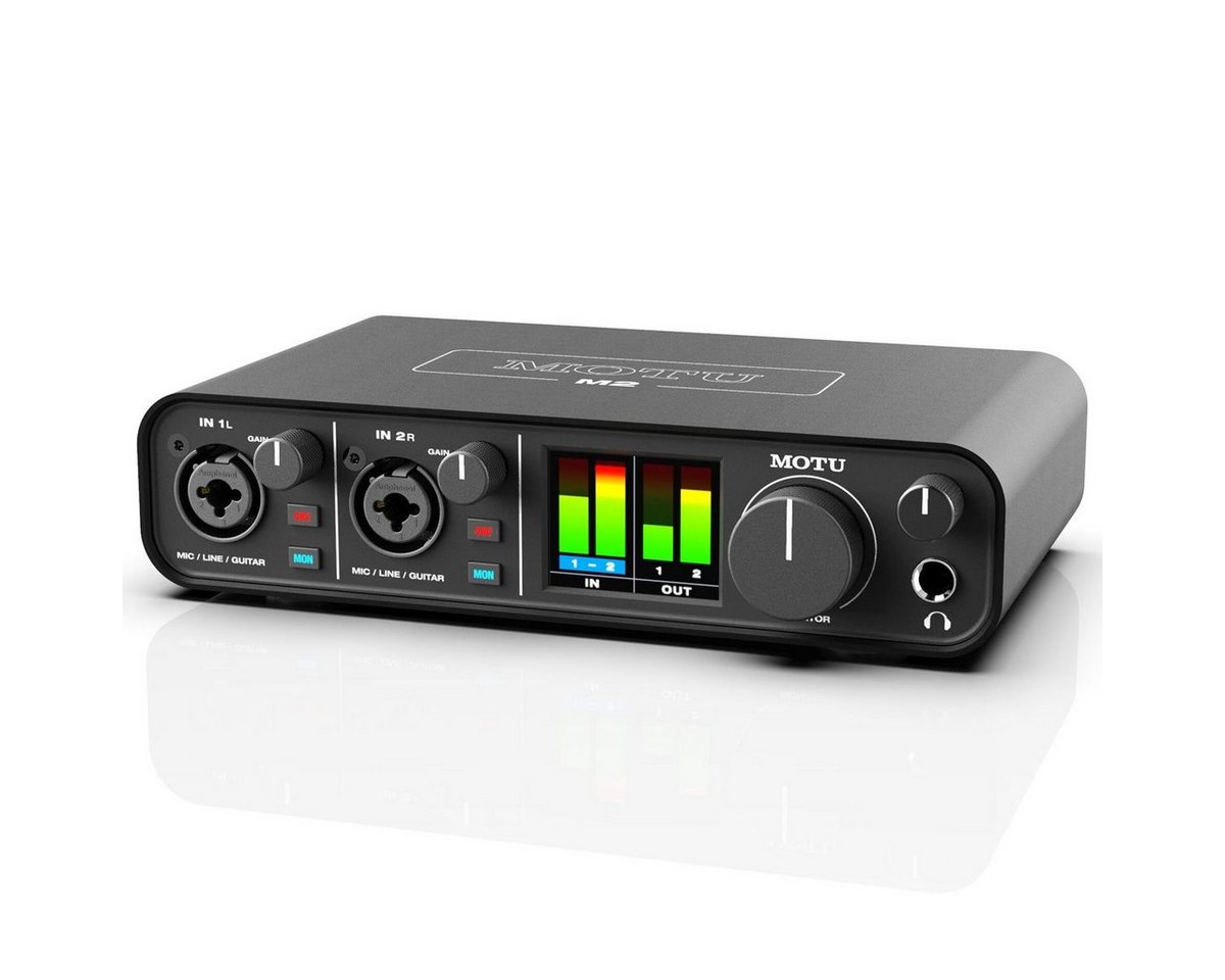 Motu-Audio MOTU M2 2-Kanal USB Audio-Interface Digitales Aufnahmegerät von Motu-Audio