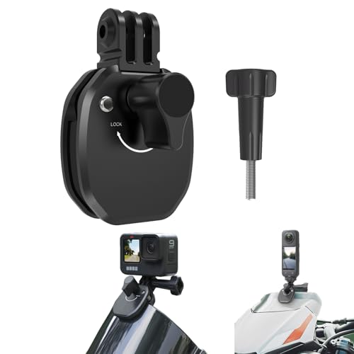 MotuTech Motorrad-Windschutzscheibenhalterung für Action-Kamera Insta360 X4 X3 X2 Ace Pro GO 3S 3 2 DJI Action 5 Pro 4 3 Pocket 3 2 1 GoPro Hero 12 11 10 9 8 7 6 von MotuTech