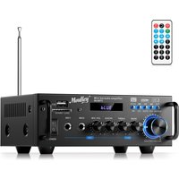 Moukey MAMP3 2.0 Kanal Stereo Bluetooth Karaoke Verstärker 100W Stereo Audio Verstärker Empfänger von Moukey