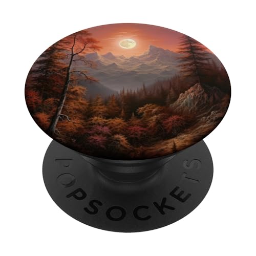 Berge Landschaft Natur Wanderung Wald Design Berg PopSockets Klebender PopGrip von Mountain Nature Design