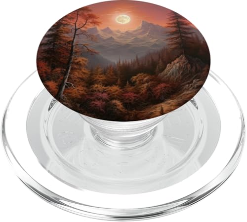 Berge Landschaft Natur Wanderung Wald Design Berg PopSockets PopGrip für MagSafe von Mountain Nature Design