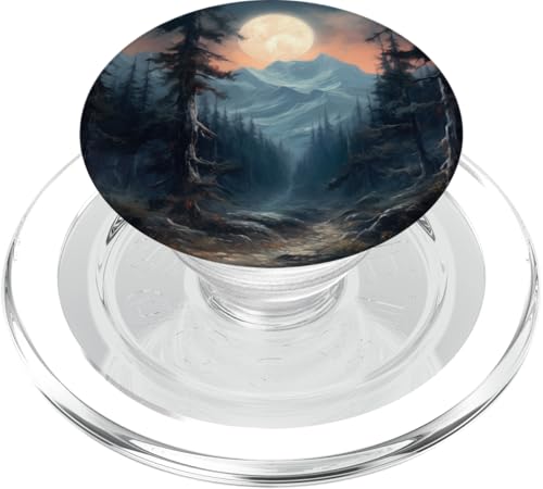 Berge Landschaft Natur Wanderung Wald Design Berg PopSockets PopGrip für MagSafe von Mountain Nature Design