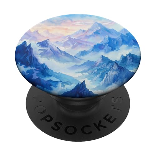 Berge Natur Design - Berg PopSockets Klebender PopGrip von Mountain Nature Design