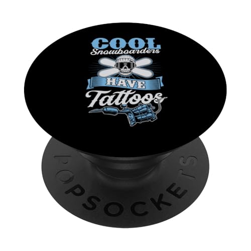 Coole Snowboarder haben Tattoos PopSockets mit austauschbarem PopGrip von Mountain Snowboarding Essentials and Accessories