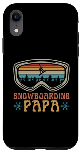 Hülle für iPhone XR Snowboard Papa Matching Family Snowboard Trip von Mountain Snowboarding Essentials and Accessories