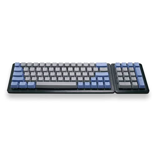 Mountain Everest 60 RGB Gaming-Tastatur – 60% Layout mit Pfeiltasten, geschmierte, Hot-Swap-fähige mechanische Switches, PBT Keycaps, uvm – US ANSI (Everest 60 + Numpad | Linear Speed 45, Dolomite A) von Mountain