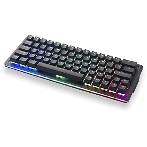 Mountain Gaming Tastatur Mechanische “Everest 60” - US ANSI - RGB Gaming Keyboard - Mechanische Gaming Tastatur mit Hot-Swap-fähige mechanische Switches, PBT Keycaps, UVM von Mountain