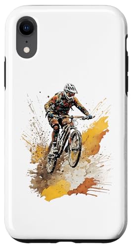 Hülle für iPhone XR Mountainbike MTB Downhill Fahrradfahrer E-Bike & Fahrrad von Mountainbike MTB Downhill Fahrrad E-Bike Designs