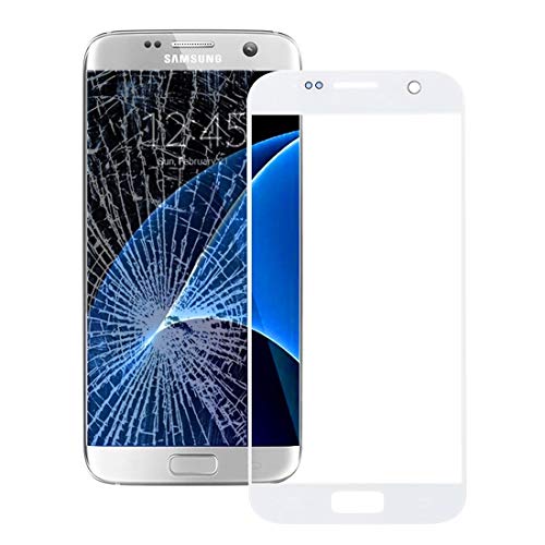 MovTEK Frontglas für Samsung Galaxy S7 G930 Serie Displayglas Ersatz Glas Reparatur Set mit Werkzeug (Weiß) von MovTEK