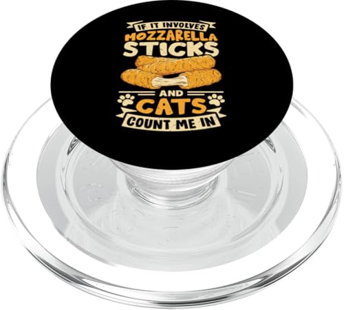 Mozzarella-Käsegenuss für Liebhaber von Käsesticks PopSockets PopGrip für MagSafe von Mozzarella Sticks Lover Cheese Enthusiast